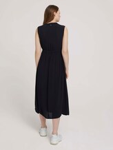 Sleeveless utility midi dress - Women - deep black Sleeveless utility midi dress - Women - deep black - 2 - TOM TAILOR Denim