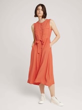 Ärmelloses Utility Midikleid - Frauen - sundown coral Ärmelloses Utility Midikleid - Frauen - sundown coral - 1 - TOM TAILOR Denim