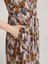 Sleeveless utility midi dress - Women - abstract monkey print Sleeveless utility midi dress - Women - abstract monkey print - 9 - TOM TAILOR Denim