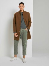 Pullover mit Waffelstruktur - Männer - pale bark green melange Pullover mit Waffelstruktur - Männer - pale bark green melange - 3 - TOM TAILOR Denim