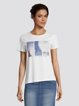 T-Shirt mit Motivprint - Frauen - Whisper White T-Shirt mit Motivprint - Frauen - Whisper White - 1 - TOM TAILOR