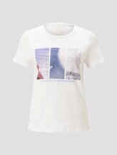 T-Shirt mit Motivprint - Frauen - Whisper White T-Shirt mit Motivprint - Frauen - Whisper White - 7 - TOM TAILOR