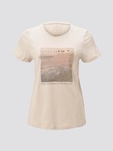 T-shirt with artwork - Women - dusty alabaster T-shirt with artwork - Women - dusty alabaster - 7 - TOM TAILOR