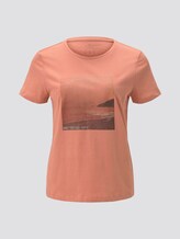 T-Shirt mit Motivprint - Frauen - light copper T-Shirt mit Motivprint - Frauen - light copper - 7 - TOM TAILOR