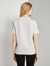 Modernes Basic T-Shirt - Frauen - Whisper White Modernes Basic T-Shirt - Frauen - Whisper White - 2 - TOM TAILOR