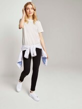 Modernes Basic T-Shirt - Frauen - Whisper White Modernes Basic T-Shirt - Frauen - Whisper White - 3 - TOM TAILOR