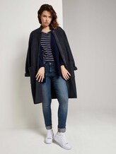 Shirt mit V-Ausschnitt - Frauen - navy stripe Shirt mit V-Ausschnitt - Frauen - navy stripe - 3 - TOM TAILOR