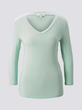 Shirt mit 3/4 Arm - Frauen - minty green Shirt mit 3/4 Arm - Frauen - minty green - 7 - TOM TAILOR