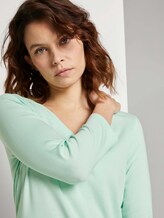 Shirt mit 3/4 Arm - Frauen - minty green Shirt mit 3/4 Arm - Frauen - minty green - 9 - TOM TAILOR