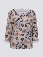 Sweatshirt mit Blumenmuster - Frauen - white floral design Sweatshirt mit Blumenmuster - Frauen - white floral design - 7 - TOM TAILOR