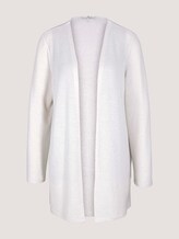 langer Cardigan aus Sweat - Frauen - dusty alabaster melange langer Cardigan aus Sweat - Frauen - dusty alabaster melange - 7 - TOM TAILOR