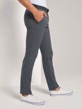 Strukturierte Chinohose mit Gürtel - Männer - anthra dobby yarn dye Strukturierte Chinohose mit Gürtel - Männer - anthra dobby yarn dye - 11 - TOM TAILOR Denim