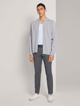 Strukturierte Chinohose mit Gürtel - Männer - anthra dobby yarn dye Strukturierte Chinohose mit Gürtel - Männer - anthra dobby yarn dye - 3 - TOM TAILOR Denim