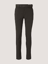 Strukturierte Chinohose mit Gürtel - Männer - black anthra mel houndstooth Strukturierte Chinohose mit Gürtel - Männer - black anthra mel houndstooth - 7 - TOM TAILOR Denim