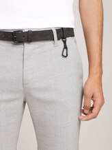 Strukturierte Chinohose mit Gürtel - Männer - silver grey check Strukturierte Chinohose mit Gürtel - Männer - silver grey check - 9 - TOM TAILOR Denim