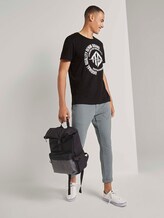 Slim Chinohose aus Jersey - Männer - grey melange pique Slim Chinohose aus Jersey - Männer - grey melange pique - 3 - TOM TAILOR Denim