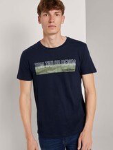 T-Shirt mit Camouflage-Print - Männer - Sky Captain Blue T-Shirt mit Camouflage-Print - Männer - Sky Captain Blue - 5 - TOM TAILOR Denim