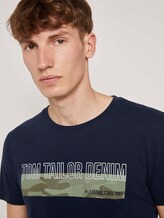 T-Shirt mit Camouflage-Print - Männer - Sky Captain Blue T-Shirt mit Camouflage-Print - Männer - Sky Captain Blue - 9 - TOM TAILOR Denim