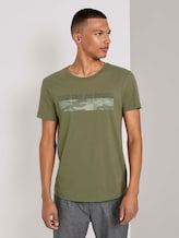 T-Shirt mit Camouflage-Print - Männer - Dry Greyish Olive T-Shirt mit Camouflage-Print - Männer - Dry Greyish Olive - 1 - TOM TAILOR Denim