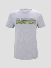 T-Shirt mit Camouflage-Print - Männer - Light Stone Grey Melange T-Shirt mit Camouflage-Print - Männer - Light Stone Grey Melange - 7 - TOM TAILOR Denim