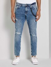 Conroy Tapered Jeans - Männer - Destroyed Light Stone Blue Den Conroy Tapered Jeans - Männer - Destroyed Light Stone Blue Den - 1 - TOM TAILOR Denim