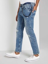 Conroy Tapered Jeans - Männer - Destroyed Light Stone Blue Den Conroy Tapered Jeans - Männer - Destroyed Light Stone Blue Den - 11 - TOM TAILOR Denim