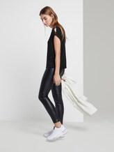 T-Shirt with sequined embellishments - Women - Deep Black T-Shirt with sequined embellishments - Women - Deep Black - 3 - TOM TAILOR