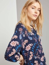 Bluse mit Blumenmuster - Frauen - navy floral design Bluse mit Blumenmuster - Frauen - navy floral design - 9 - TOM TAILOR