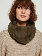 Schlauchschal aus Strick - Frauen - olive night green melange Schlauchschal aus Strick - Frauen - olive night green melange - 5 - TOM TAILOR