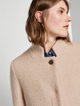 Bouclé-Mantel mit Kragenvariation - Frauen - warm sand beige Bouclé-Mantel mit Kragenvariation - Frauen - warm sand beige - 9 - TOM TAILOR