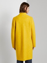 Bouclé Jas met kraag Variatie - Vrouwen - california sand yellow Bouclé Jas met kraag Variatie - Vrouwen - california sand yellow - 2 - TOM TAILOR