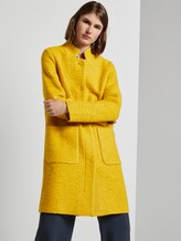 Bouclé Jas met kraag Variatie - Vrouwen - california sand yellow Bouclé Jas met kraag Variatie - Vrouwen - california sand yellow - 5 - TOM TAILOR