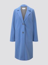 Langer Mantel mit Seitenschlitzen - Frauen - sea blue Langer Mantel mit Seitenschlitzen - Frauen - sea blue - 7 - TOM TAILOR