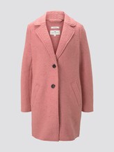 Loose bouclé coat - Women - blush rose Loose bouclé coat - Women - blush rose - 7 - TOM TAILOR