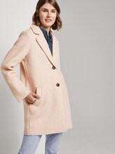 Losse bouclé jas - Vrouwen - warm sand beige Losse bouclé jas - Vrouwen - warm sand beige - 5 - TOM TAILOR