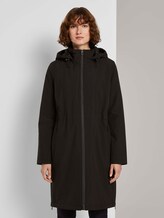 Langer Parka mit Steppfutter - Frauen - Deep Black Langer Parka mit Steppfutter - Frauen - Deep Black - 1 - TOM TAILOR