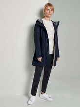 Beschichtete Regenjacke mit Kapuze - Frauen - Sky Captain Blue Beschichtete Regenjacke mit Kapuze - Frauen - Sky Captain Blue - 3 - TOM TAILOR