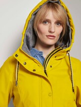 Beschichtete Regenjacke mit Kapuze - Frauen - california sand yellow Beschichtete Regenjacke mit Kapuze - Frauen - california sand yellow - 9 - TOM TAILOR