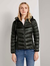 Lightweight Steppjacke mit Kapuze - Frauen - Dark Rosin Green Lightweight Steppjacke mit Kapuze - Frauen - Dark Rosin Green - 1 - TOM TAILOR