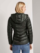 Lightweight Steppjacke mit Kapuze - Frauen - Dark Rosin Green Lightweight Steppjacke mit Kapuze - Frauen - Dark Rosin Green - 2 - TOM TAILOR
