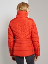 Steppjacke mit Fellkragen - Frauen - Strong Red Steppjacke mit Fellkragen - Frauen - Strong Red - 2 - TOM TAILOR