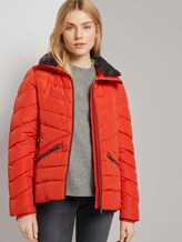 Steppjacke mit Fellkragen - Frauen - Strong Red Steppjacke mit Fellkragen - Frauen - Strong Red - 5 - TOM TAILOR