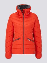 Steppjacke mit Fellkragen - Frauen - Strong Red Steppjacke mit Fellkragen - Frauen - Strong Red - 7 - TOM TAILOR