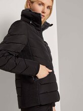 Steppjacke mit Fellkragen - Frauen - Deep Black Steppjacke mit Fellkragen - Frauen - Deep Black - 10 - TOM TAILOR