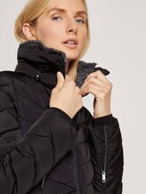 Steppjacke mit Fellkragen - Frauen - Deep Black Steppjacke mit Fellkragen - Frauen - Deep Black - 9 - TOM TAILOR