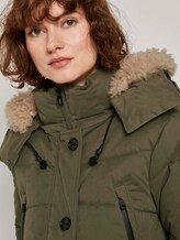 Pufferjacke mit Fellkragen - Frauen - Olive Night Green Pufferjacke mit Fellkragen - Frauen - Olive Night Green - 9 - TOM TAILOR