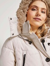 Pufferjacke mit Fellkragen - Frauen - dusty alabaster Pufferjacke mit Fellkragen - Frauen - dusty alabaster - 9 - TOM TAILOR