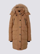 Pufferjacke mit Fellkragen - Frauen - soft dusty camel Pufferjacke mit Fellkragen - Frauen - soft dusty camel - 7 - TOM TAILOR