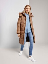 Maxi Puffermantel - Frauen - light chestnut Maxi Puffermantel - Frauen - light chestnut - 3 - TOM TAILOR