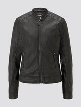Bikerjacke aus Lederimitat - Frauen - Deep Black Bikerjacke aus Lederimitat - Frauen - Deep Black - 7 - TOM TAILOR